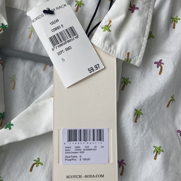 Scotch and Soda Tiki Thursday Button Up - Picture 5 of 5